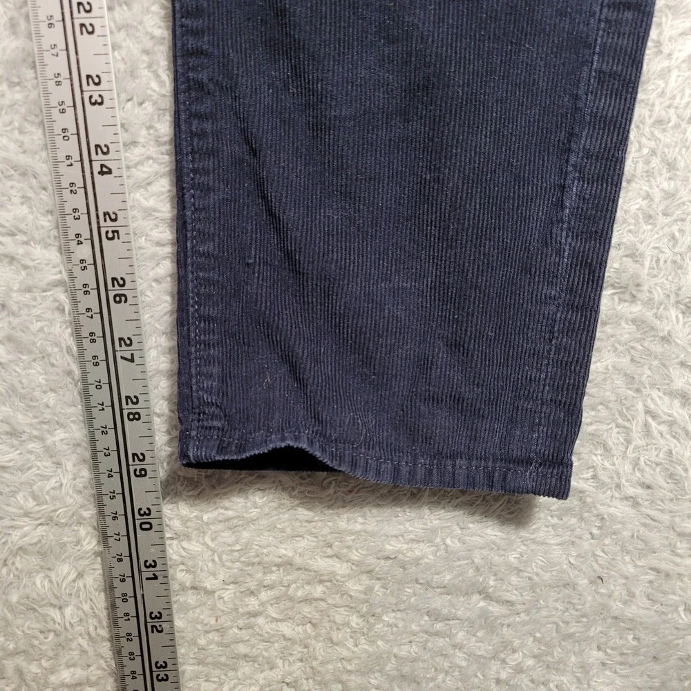 J.Crew 484 Slim Mens 30x30 Navy‎ Blue Corduroy Pants